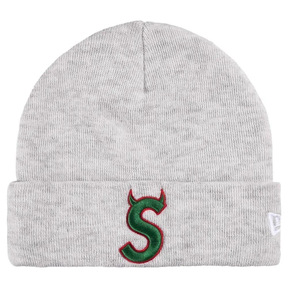 New Era x Supreme Touca Devil S Logo Ash Grey SS26-W5 — Único, Novo