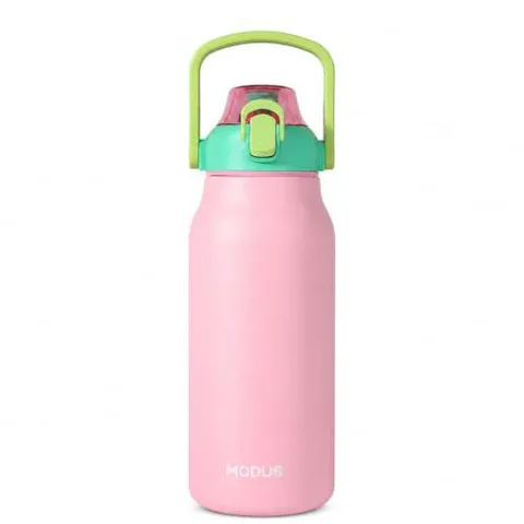Garrafa Térmica 1700ml Aço Inoxidável Canudo