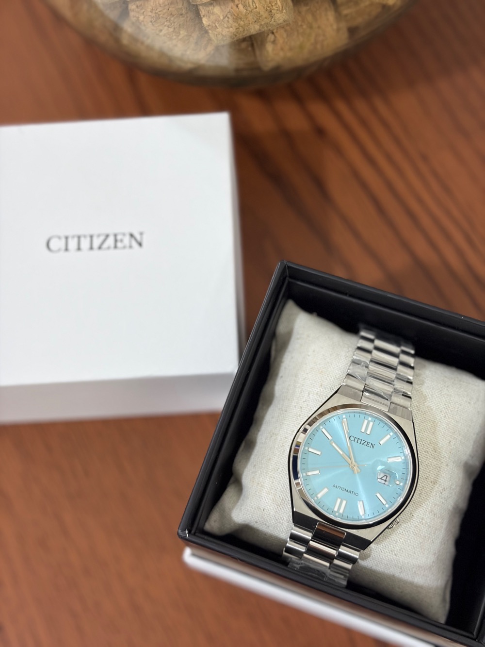 Relógio Citizen Tsuyosa Turquoise 40 mm — Único, Novo