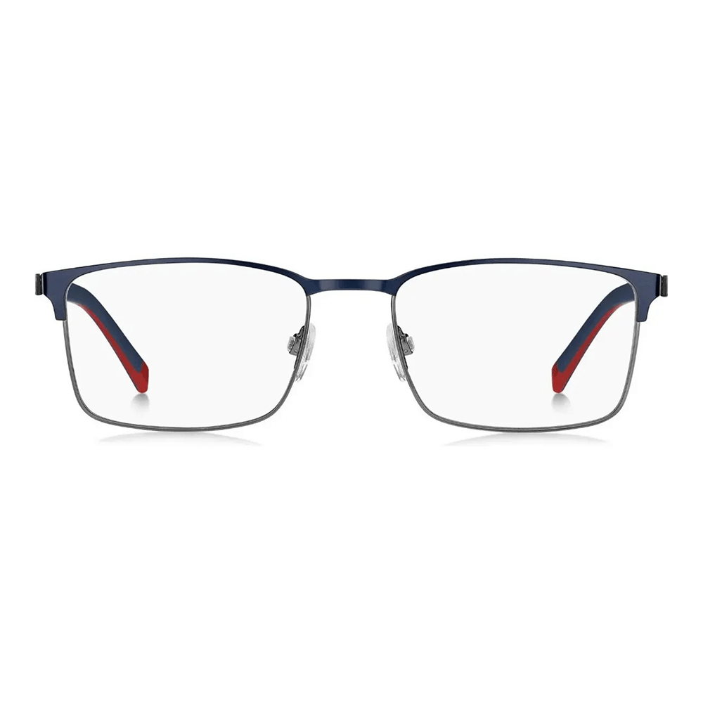 Armação de Óculos de Grau Tommy Hilfiger 2139 Masculino Retangular Metal Azul Armação de Óculos de Grau Tommy Hilfiger 2139 Masculino Retangular Metal A
