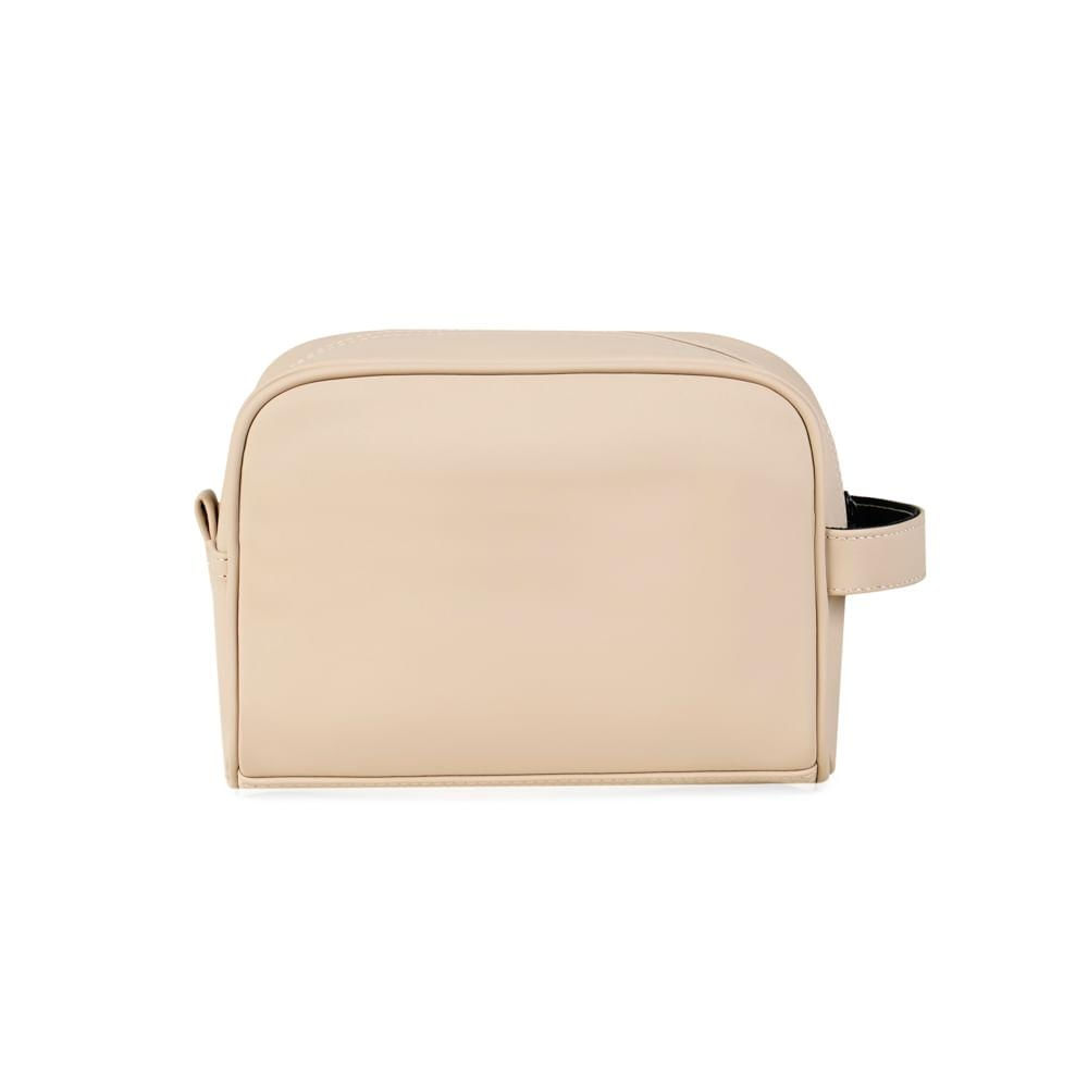 Foto 4 de Necessaire Masculina Executiva Storm Grande Bege G / Bege