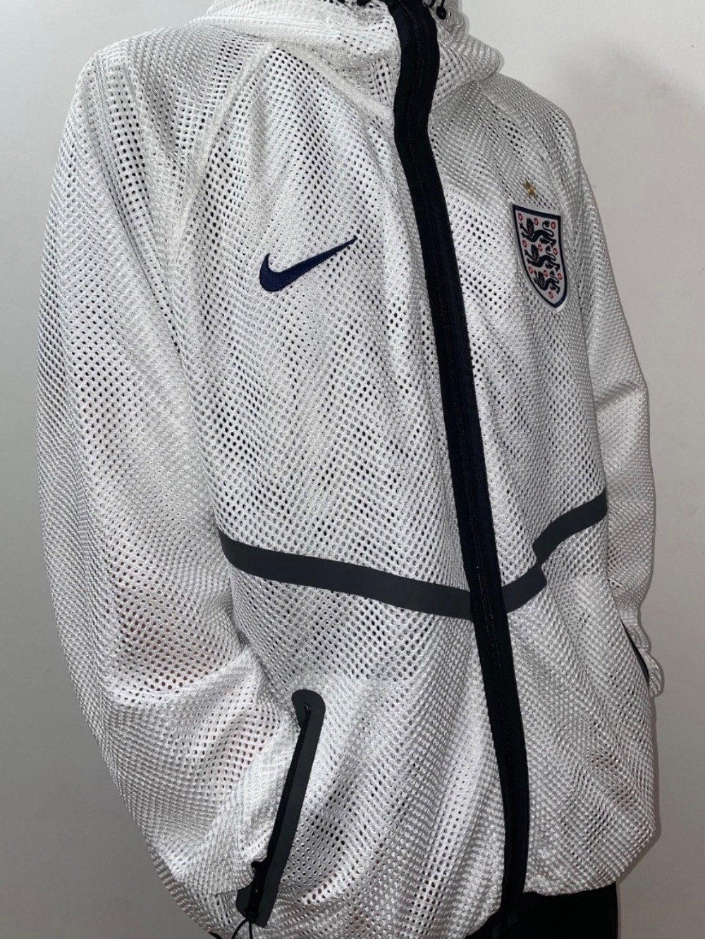 Jaqueta Nike England Dri-FIT Knit Anthem White — G / XG / 2XG, Novo