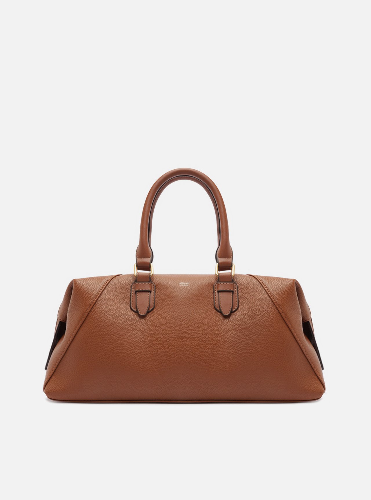 Bolsa Bowling Marrom Média Alças Duplas