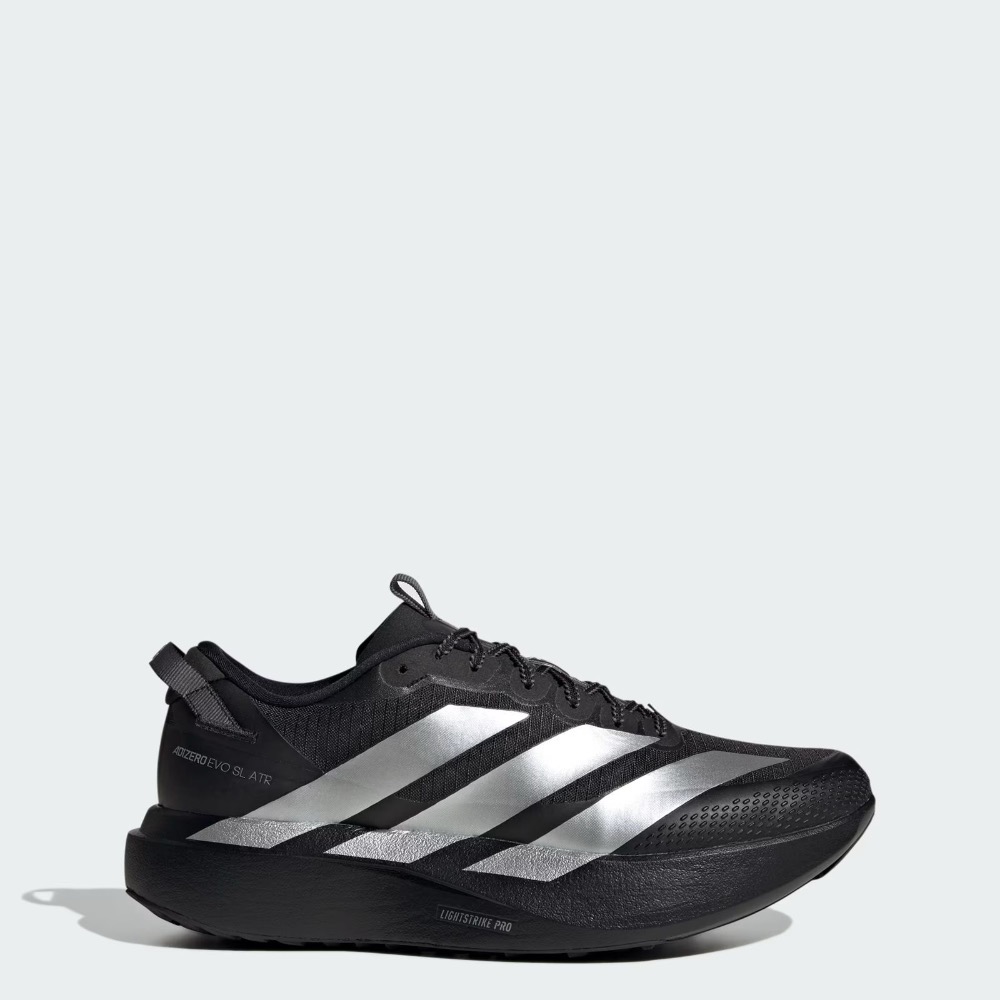 adidas Adizero Evo SL ATR Black Silver Metallic — 42, Novo