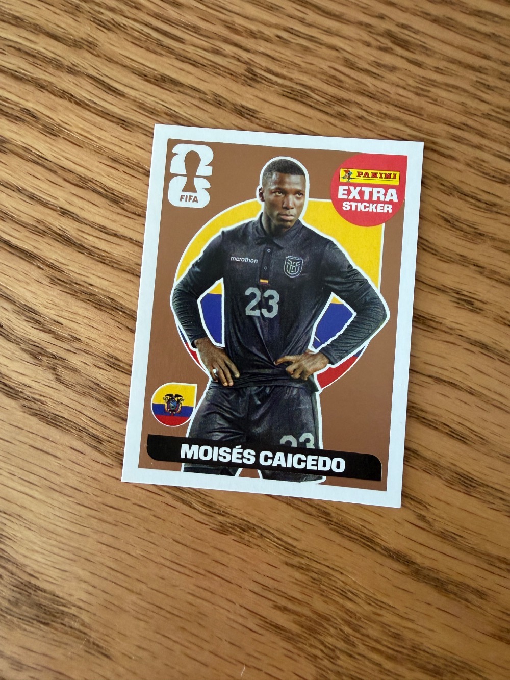 Figurinha Panini Moisés Caicedo Legend Bronze FIFA World Cup 2026 — Único, Novo