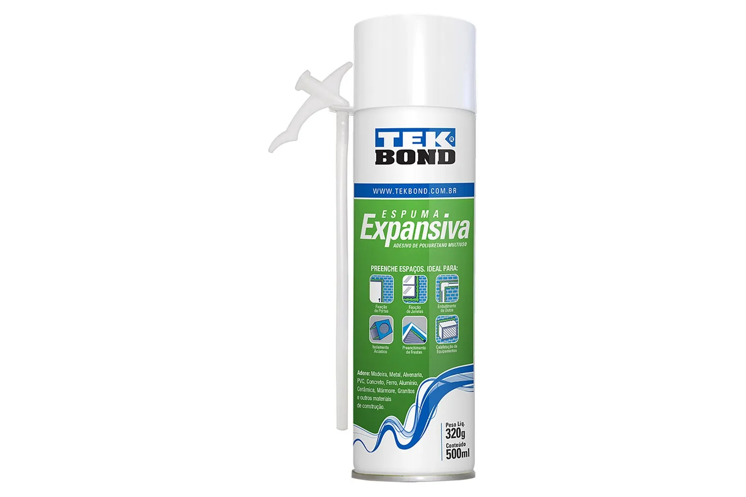 Espuma Expansiva Uso Geral 320g Amarelada