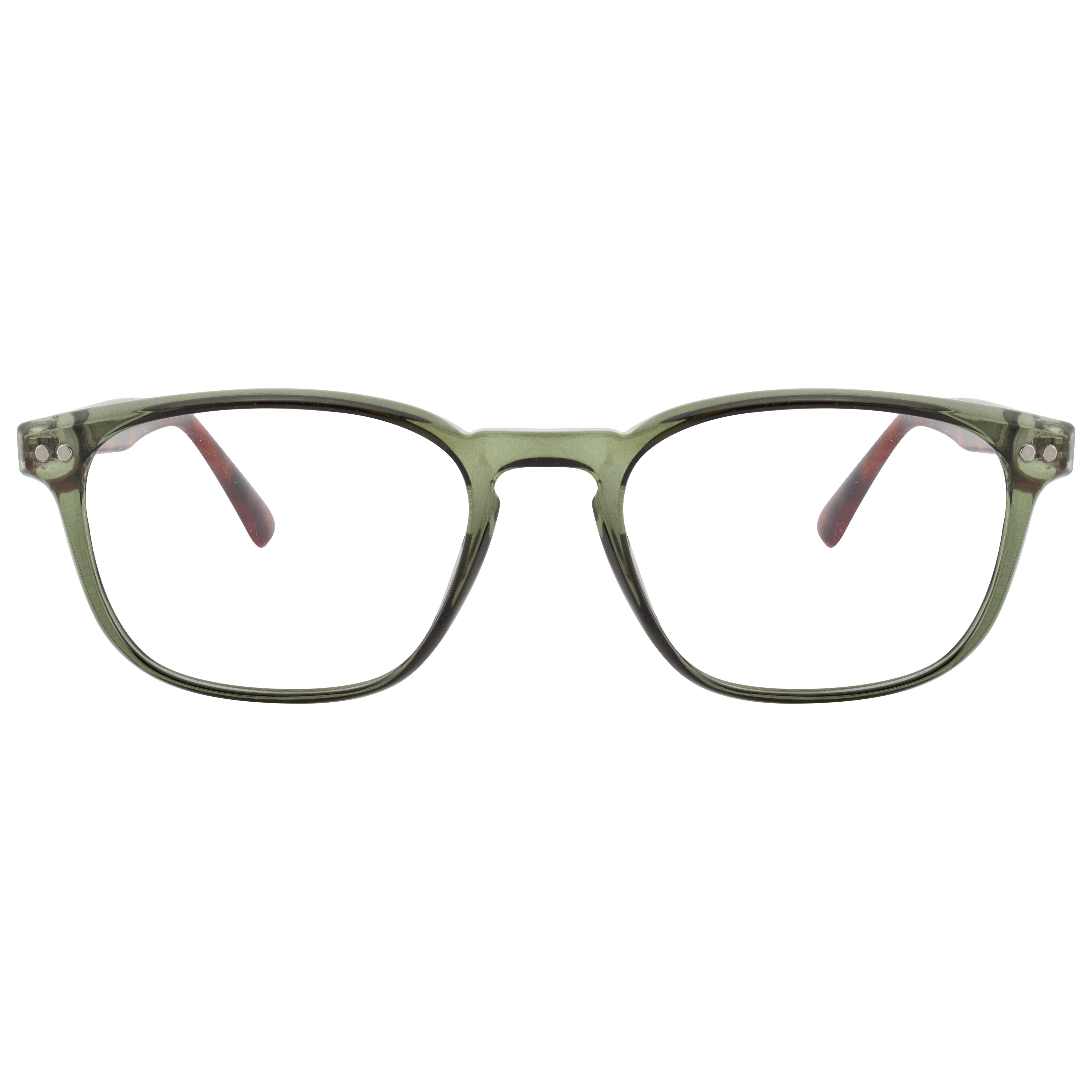 Armação para Óculos de Grau Masculino DNZ RDNZ24200C3 Demi Cristal Verde