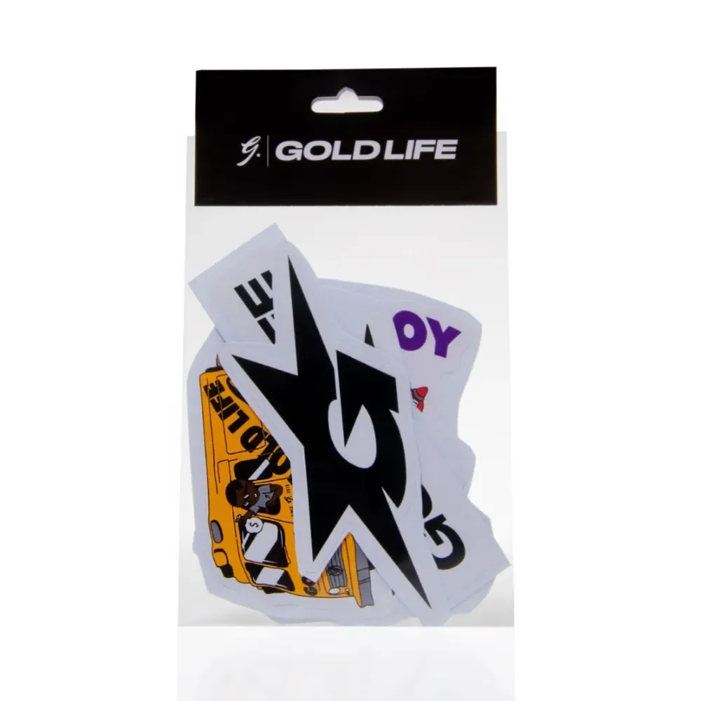 Adesivos Gold Life Pack Com 5 — Único, Novo