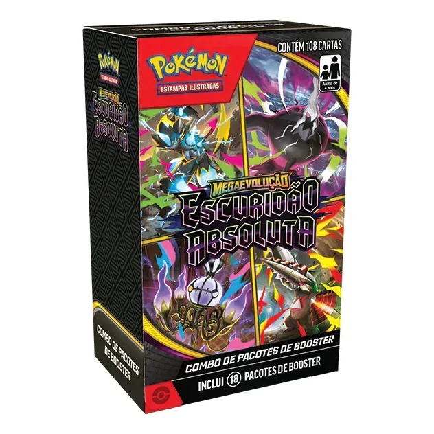 Pokémon TCG – Combo de Pacotes Megaevolução 5 – Escuridão Absoluta
