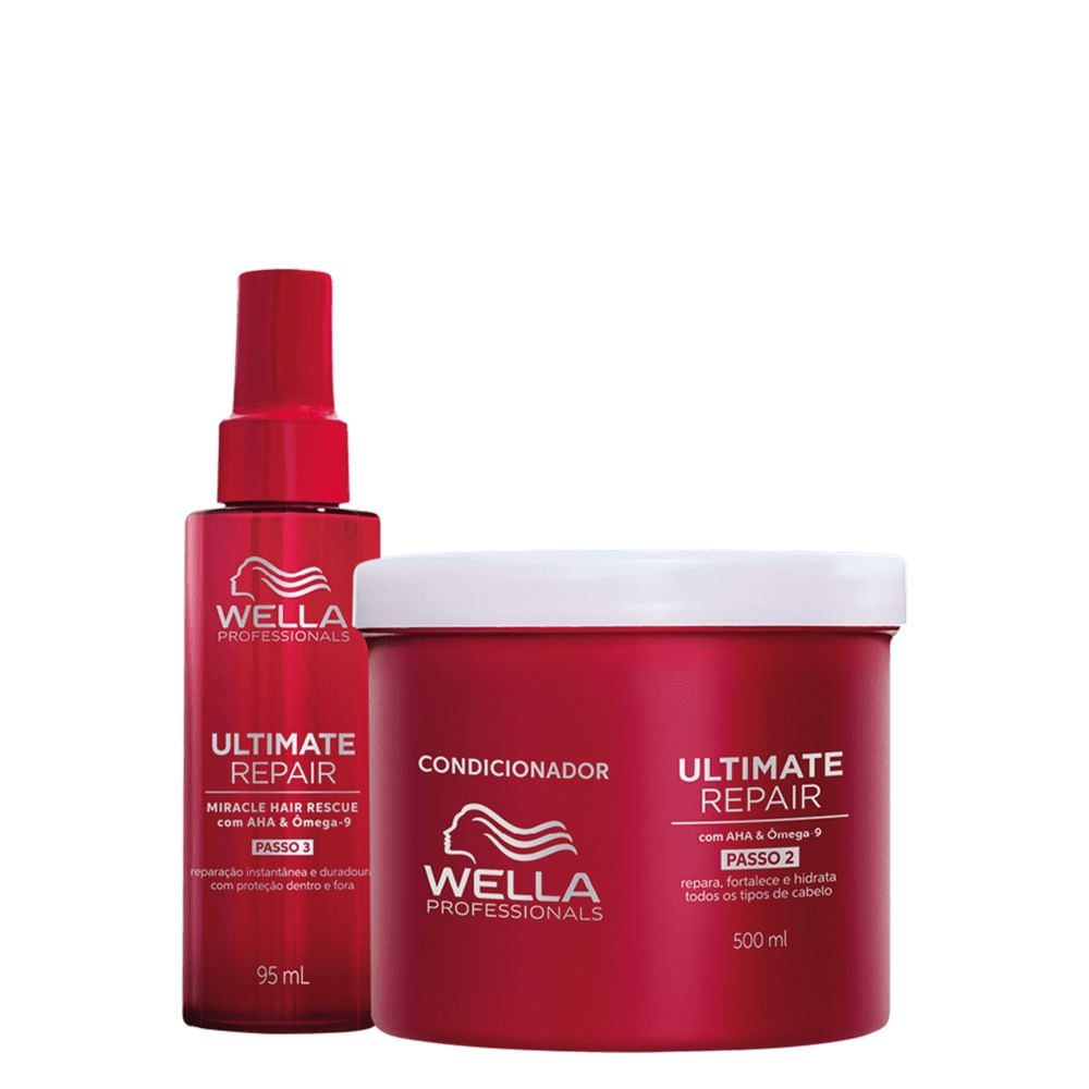 Kit Wella Professionals Ultimate Repair Máscara e Leave-in 95ml (2 produtos)