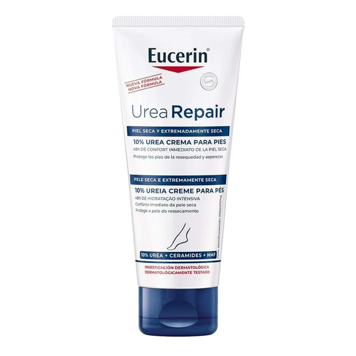 Eucerin Urea Repair Creme Para Pés Pele Seca e Extremamente Seca 100ml (7804955001180)