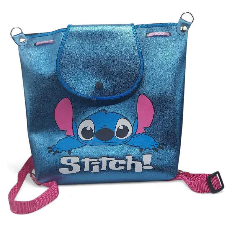 Foto 5 de Bolsinha Transversal Infantil Do Stitch / Mini mochila