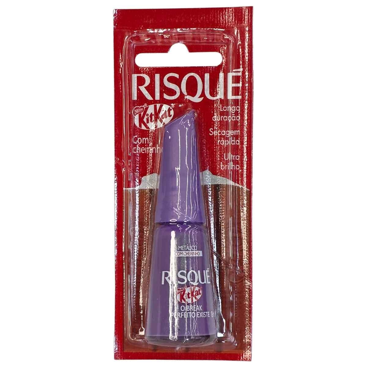 Esmalte Metálico O Break Perfeito Existe Kit Kat Blister Risque 8Ml