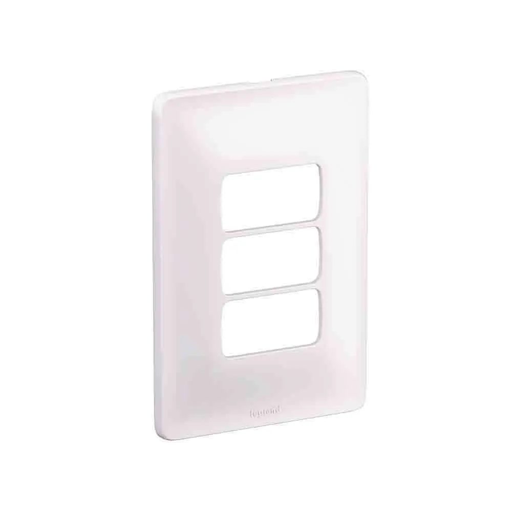 PLACA 3 POSTOS SEPARADOS 4X2 - ZEFFIA PIAL