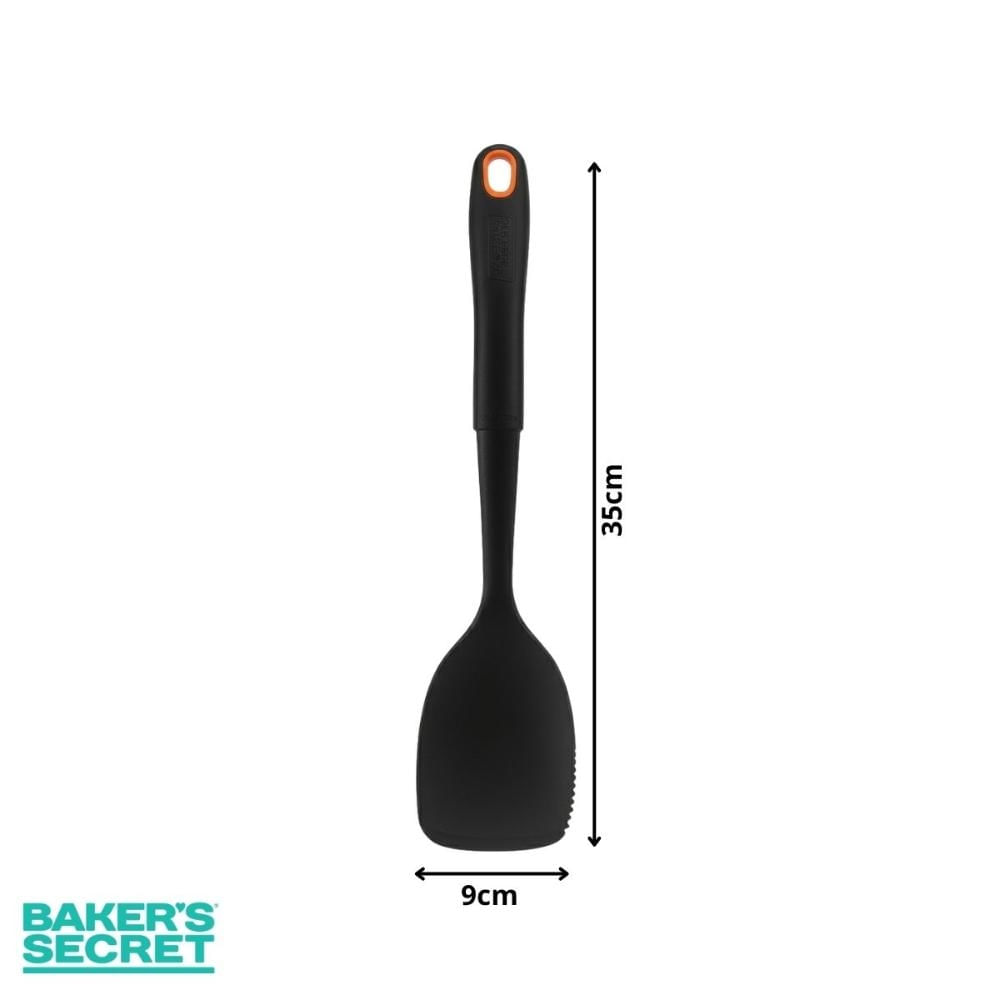 Foto 4 de Espátula Nylon Multiuso Lasanha Borda Serrilhada Utensílio