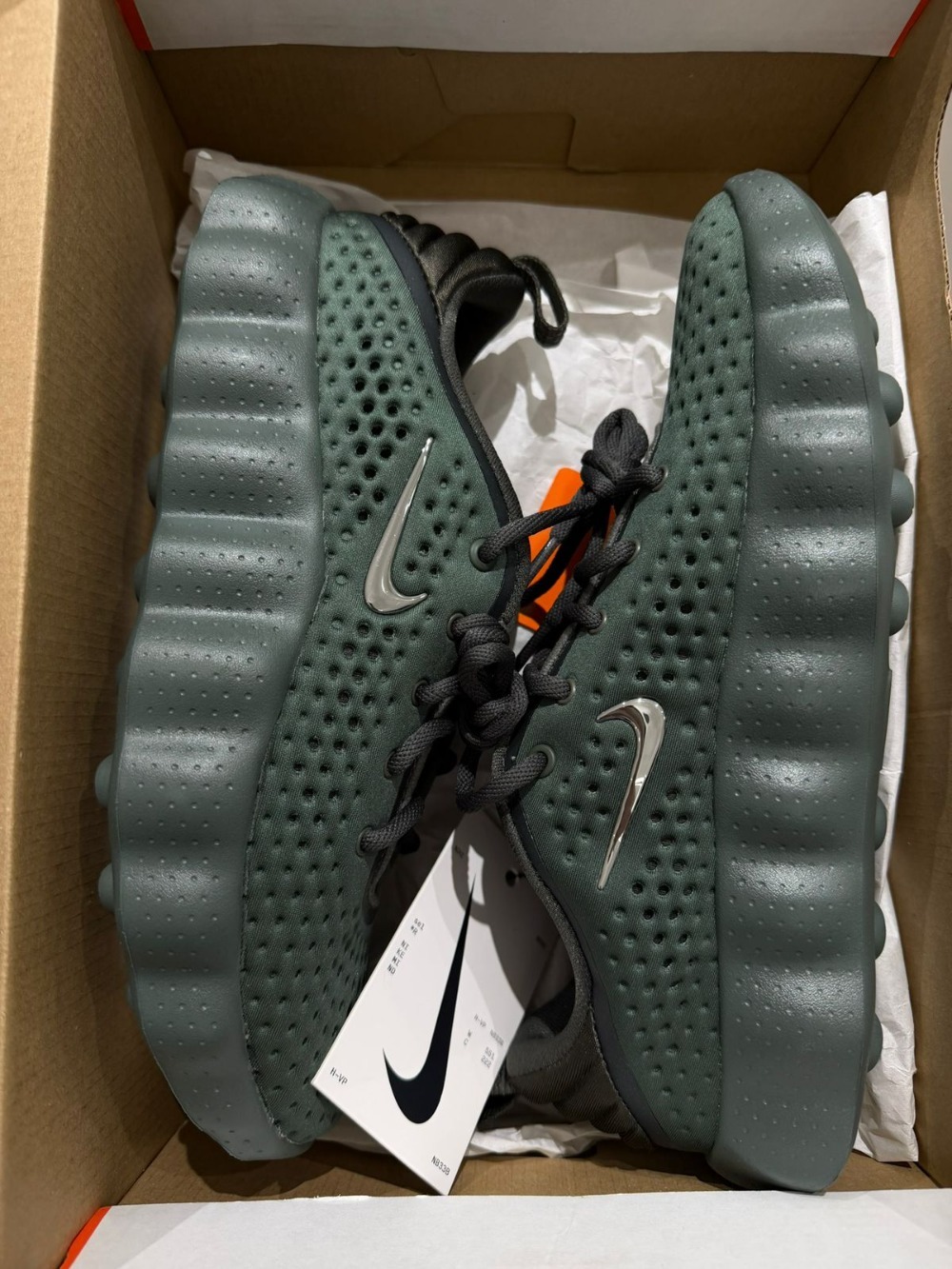 Nike Mind 002 Camo Green Phantom Newsprint — 38, Novo