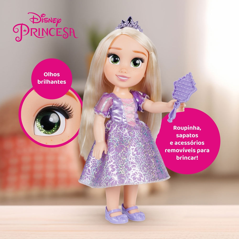 Foto 3 de Boneca Princesas Disney Articulada Rapunzel Multikids - BR1919 BR1919