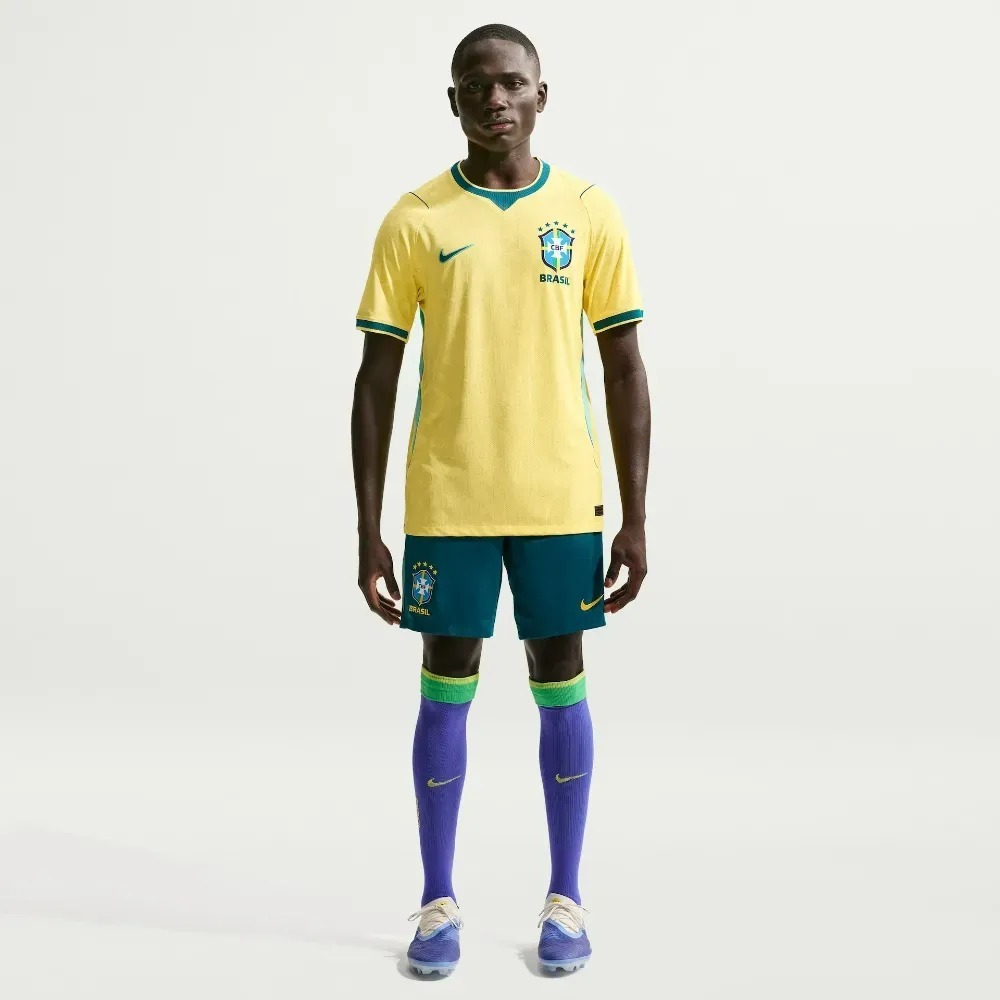 Camiseta Nike I Brasil 2026/27 Jogador Yellow — XG, Novo