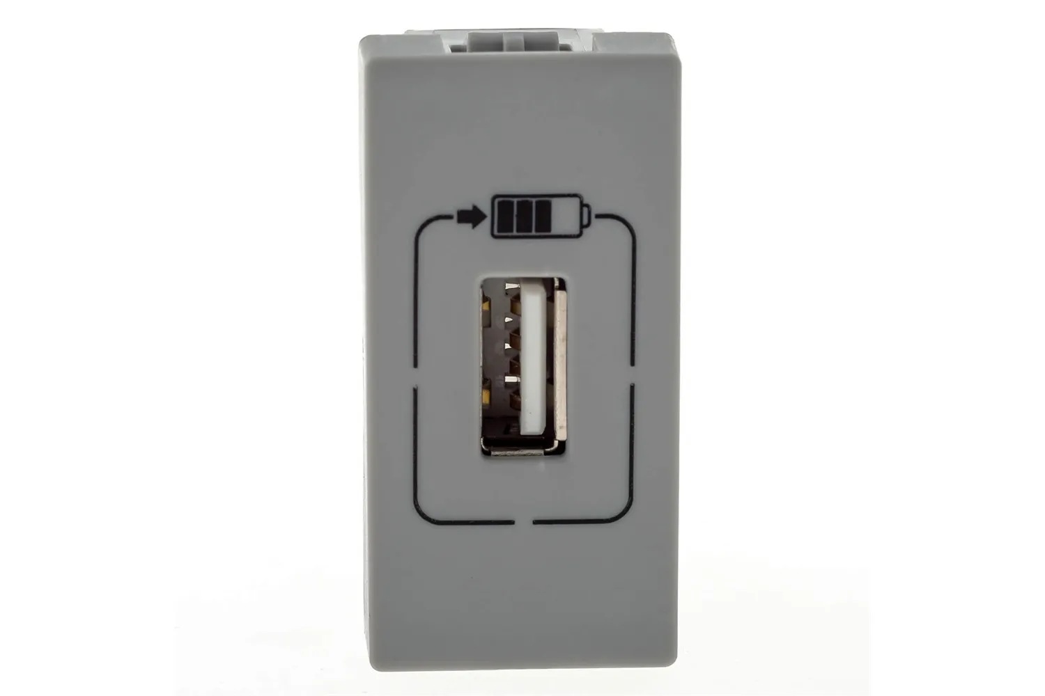 CARREGADOR 1X USB 1500MA 1M CINZA PIAL