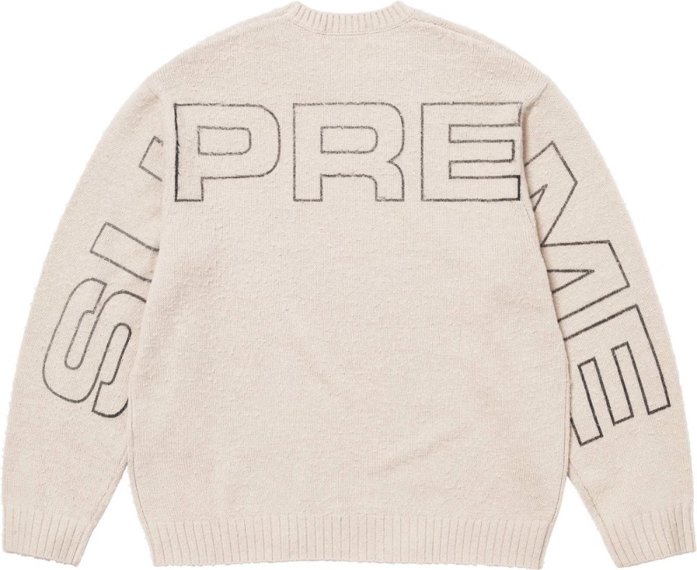 Suéter Supreme Pilled Stone SS26-W4 — G, Novo