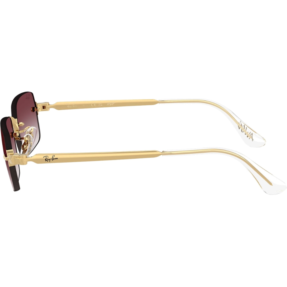 Foto 4 de Óculos de Sol Unissex Ray-Ban A$AP Rocky RB3928 001/8H Dourado