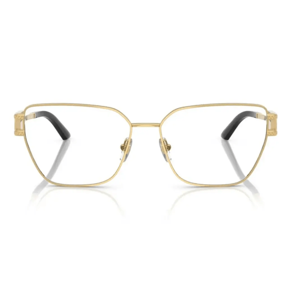 Armação de Óculos de Grau Versace VE1301 Feminino Borboleta Metal Dourado