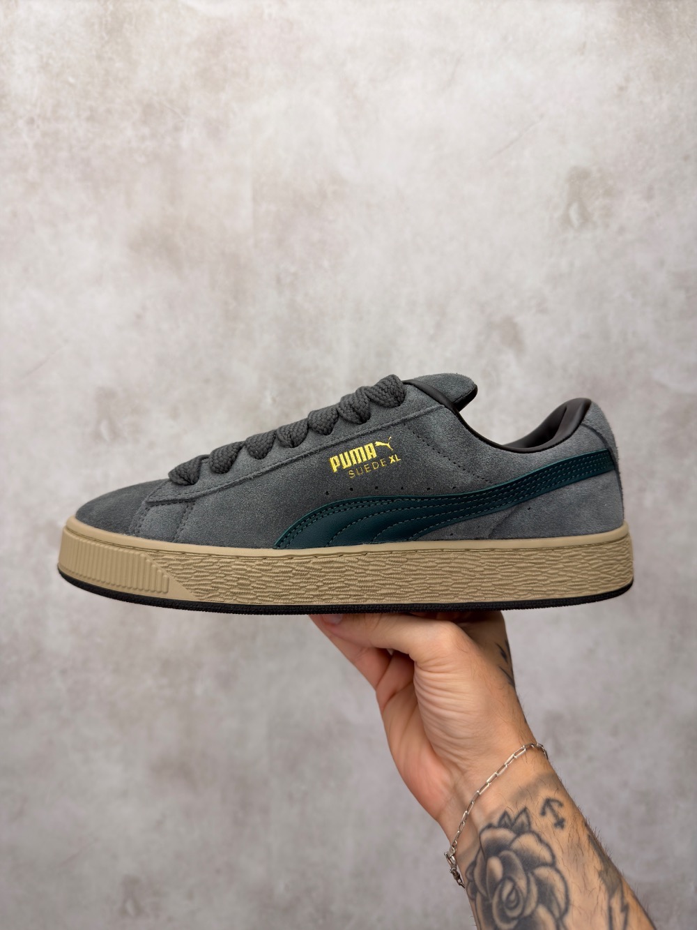 Puma Suede XL Dusky Gray Ice Coffe — 39 / 40 / 41 / 42, Novo