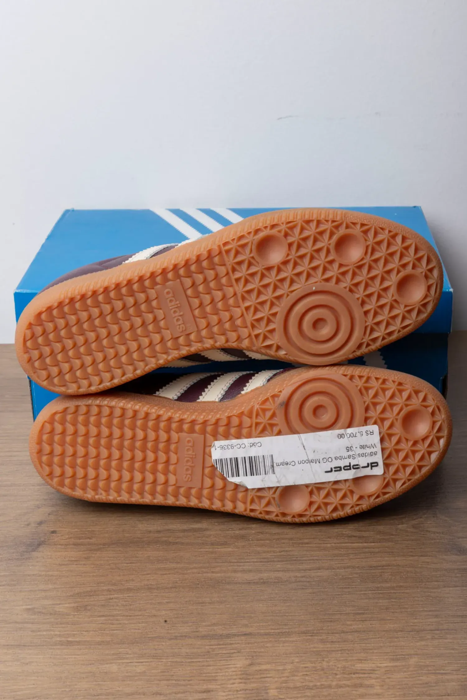 Foto 5 de adidas Samba OG Maroon Cream White — 37, Novo