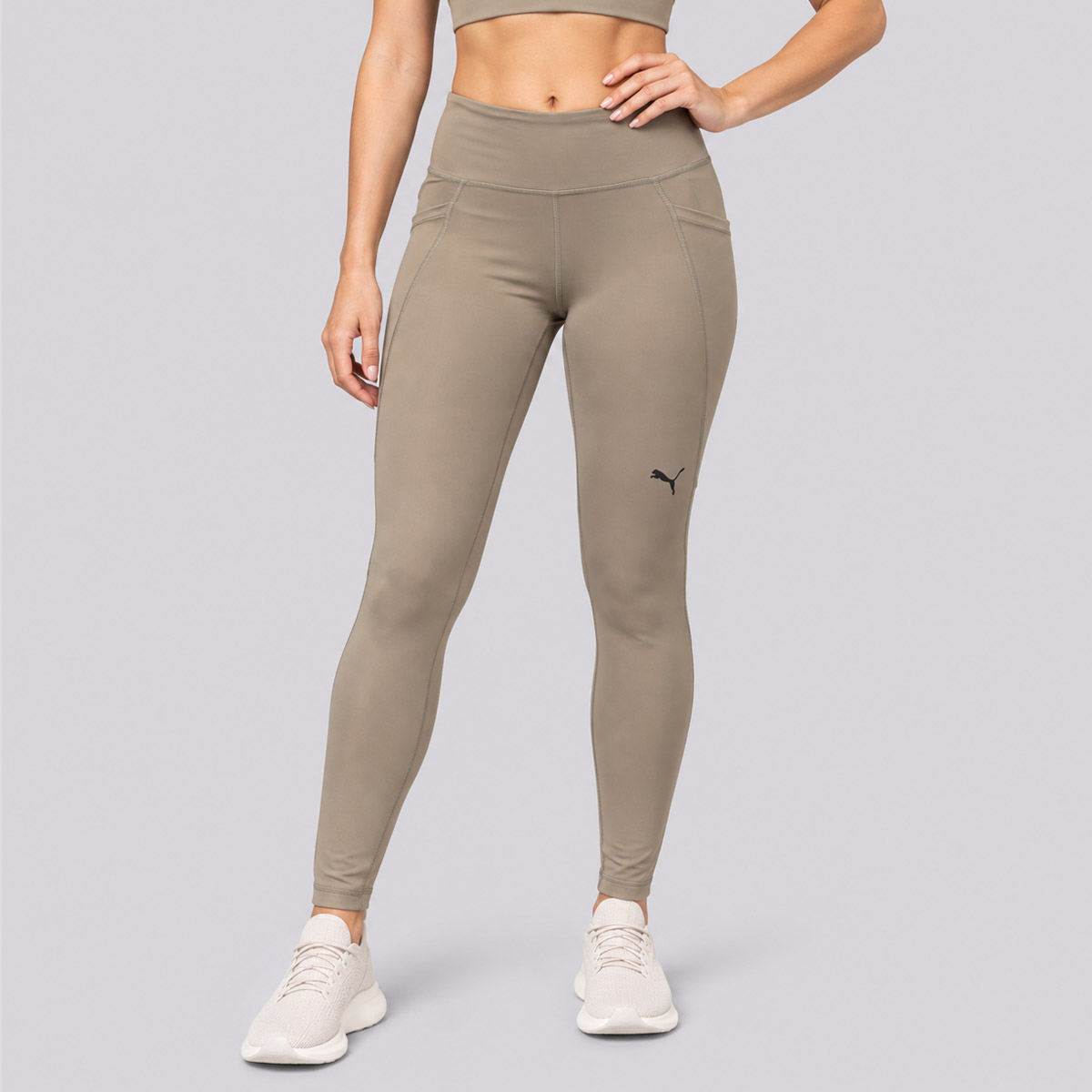 Calça Legging Puma Tad Essential Tight Feminino Cinza