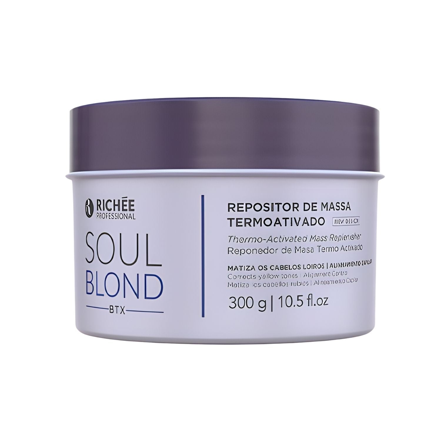 Botox Capilar Richée Soul Blond Repositor De Massa 300 g