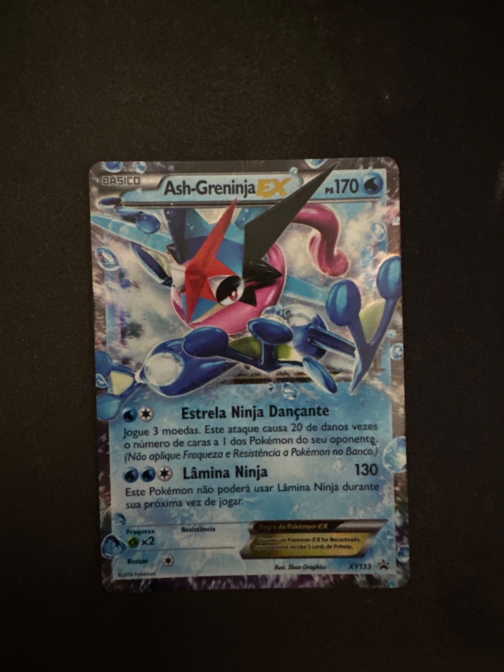 Ash-Greninja-EX (XY133) XY Promos Pokémon TCG — Moderately Played, Usado