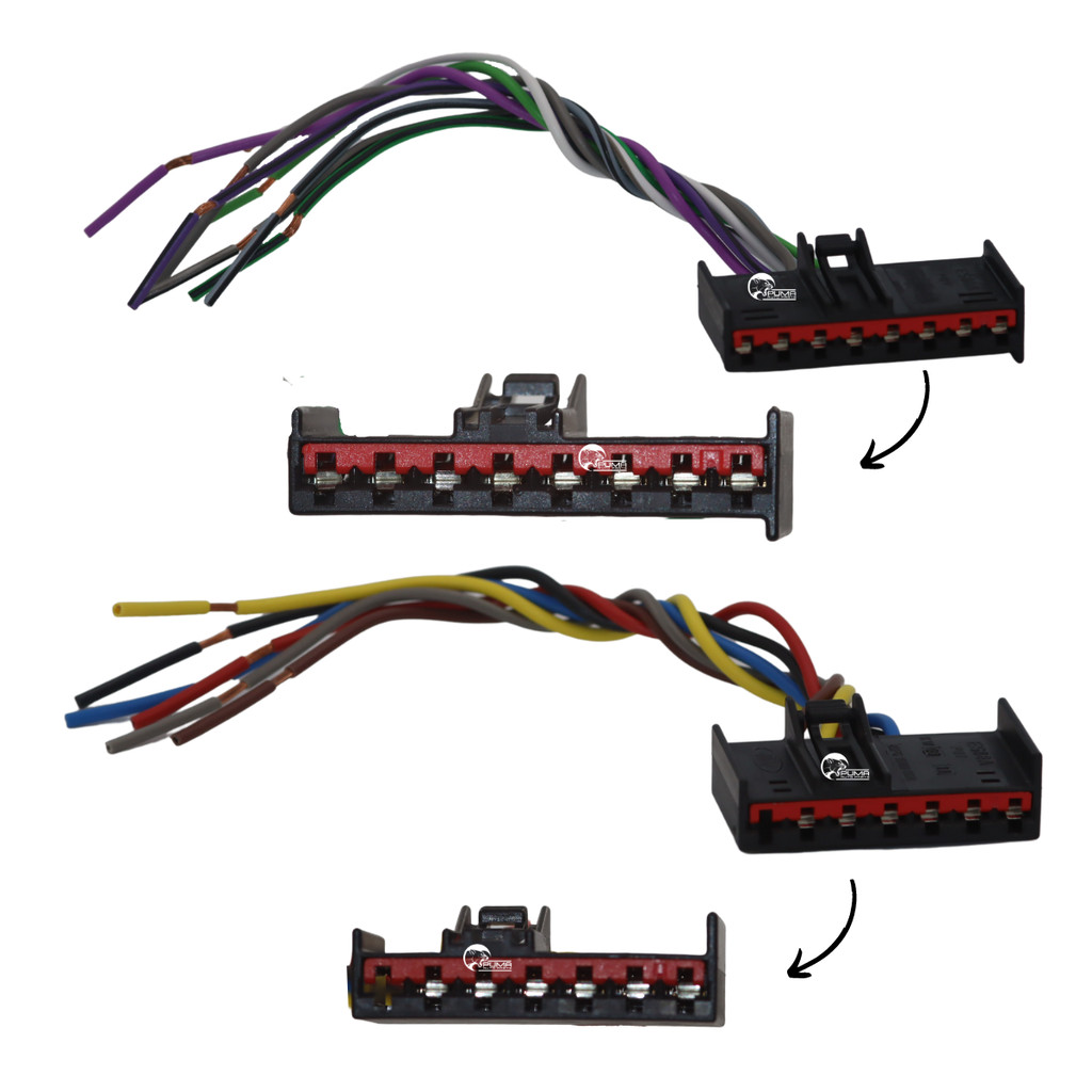 Chicote Conector 7 e 8 Vias Rádios FIC