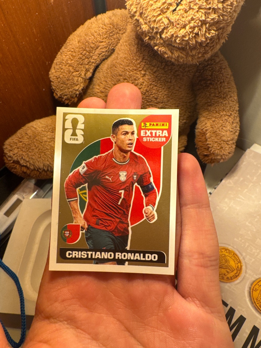 Figurinha Panini Cristiano Ronaldo Legend Ouro FIFA World Cup 2026 — Único, Novo