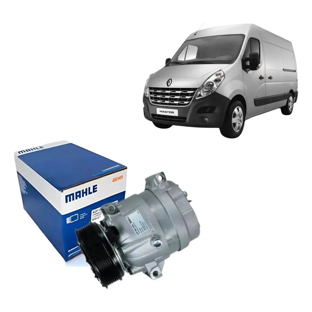 Compressor De Ar Condicionado Mahle Renault Master 2.5 2004 A 2013 7pk