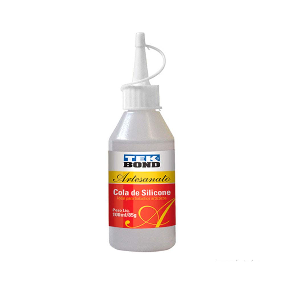 Cola de silicone artesanato 85g Tekbond