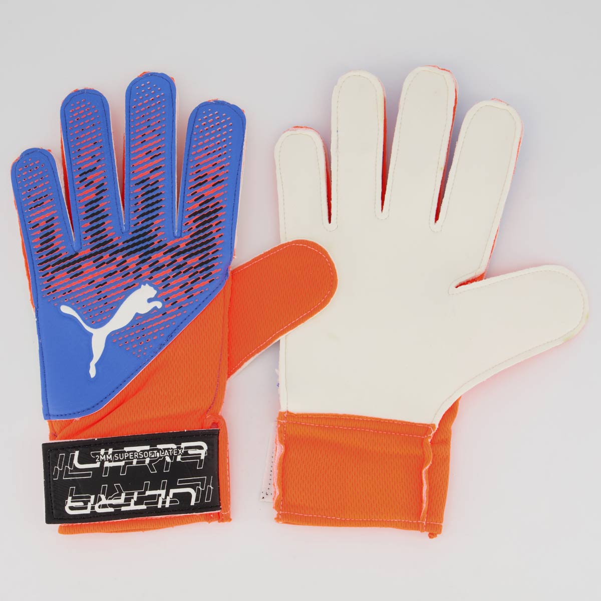 Luva Puma Ultra Grip 4 RC Laranja e Azul