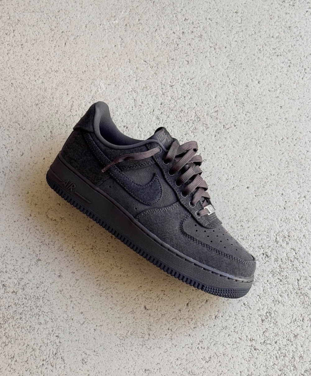 Nike Air Force 1 '07 LV8 Denim Anthracite — 40, Novo