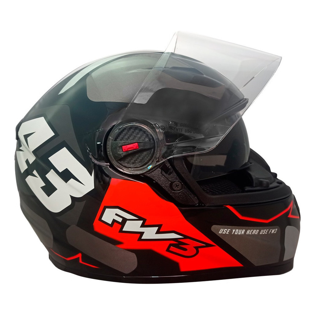 CAPACETE FW3 GTX 43 GRAFITE 56