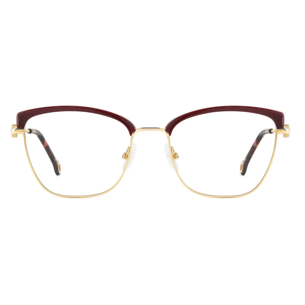 Armação de Óculos de Grau Carolina Herrera 0243 Feminino Gatinho Metal Dourado