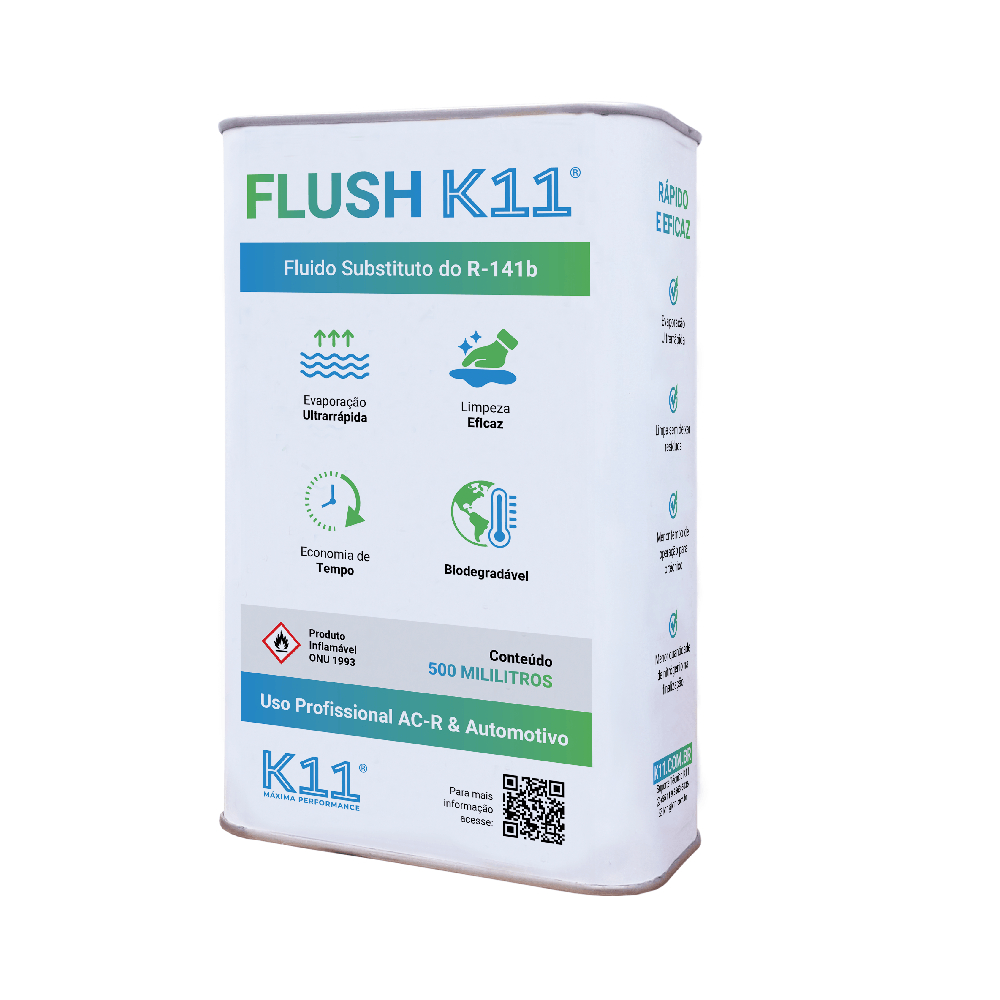 Flush K11 500ML para Limpeza de Refrigeração e Ar Condicionado