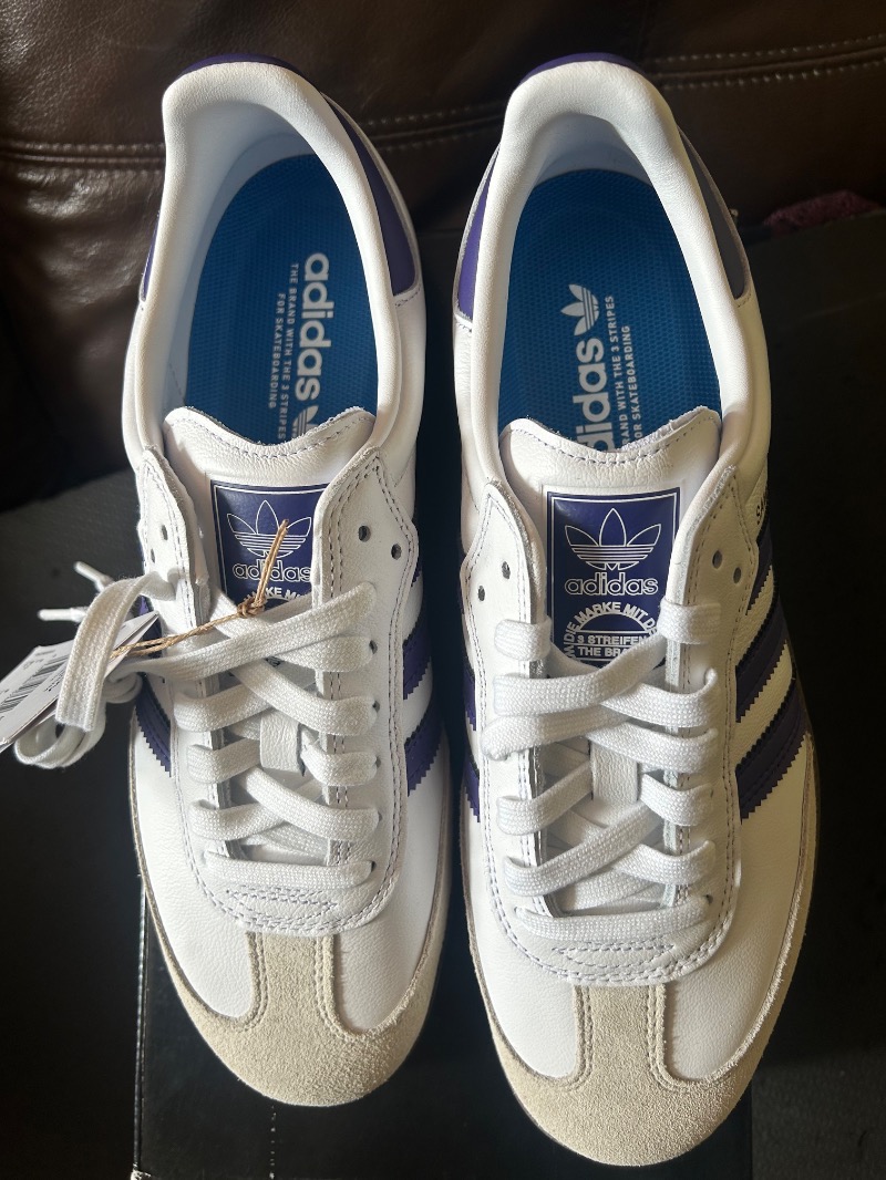 Foto 4 de adidas Samba ADV Cloud White Collegiate Purple — 41, Novo