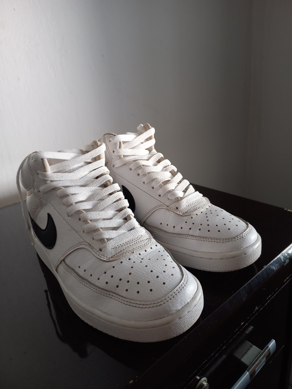 Nike Court Vision Mid White — 39 / 39.5, Usado