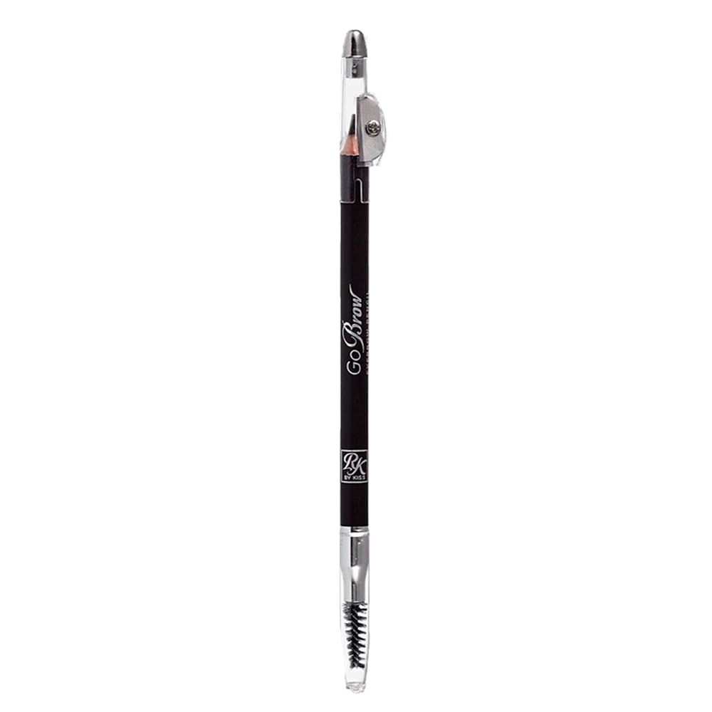 Lápis para Sobrancelhas Ruby Kisses GoBrow — Black Brown