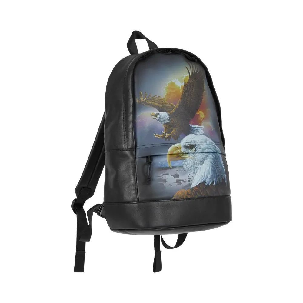 Maison Margiela x Supreme Mochila Eagle Leather Black SS26-W4 — Único, Novo