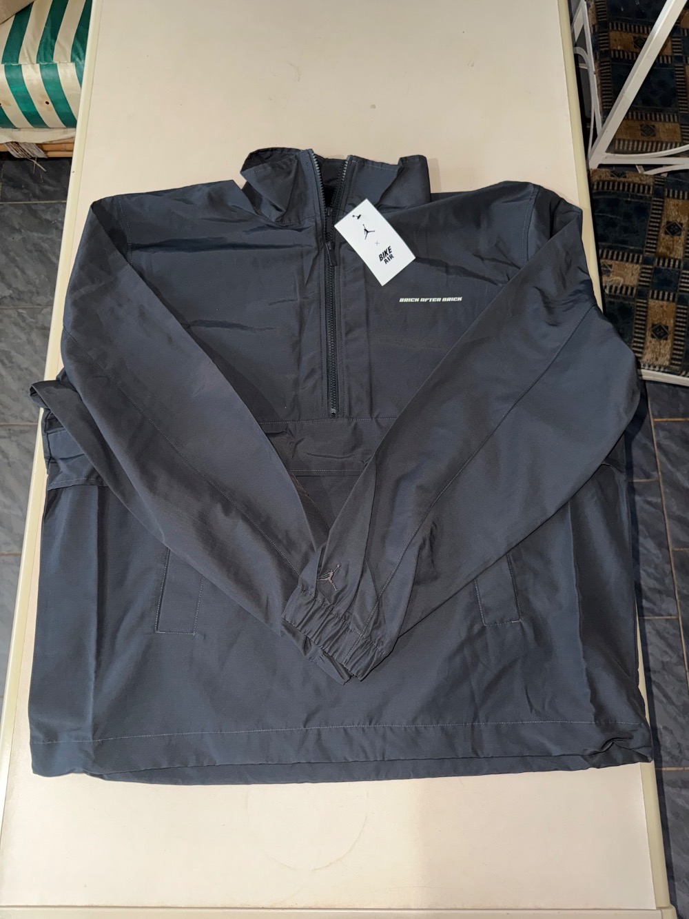 Nigel Sylvester x Air Jordan Jaqueta 1/2-Zip Black — G, Novo