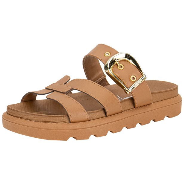 Tamanco Feminino Flat Vizzano 6510110 CAMEL 34
