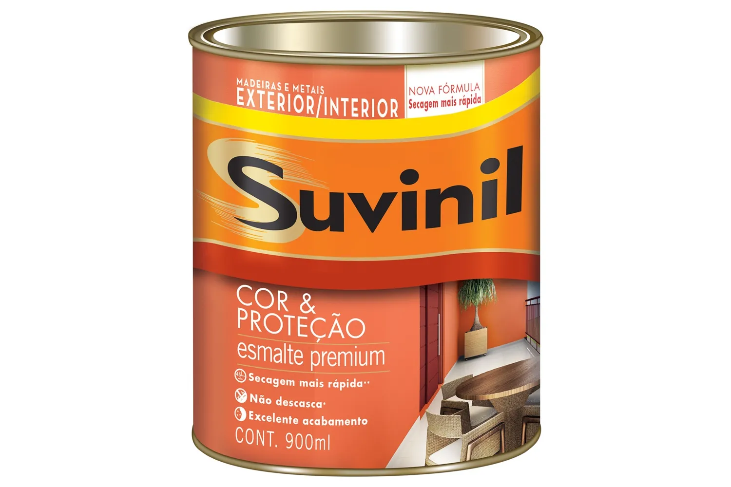 ESMALTE PREMIUM COR E PROT BRIL GELO 0,9L SUVINIL
