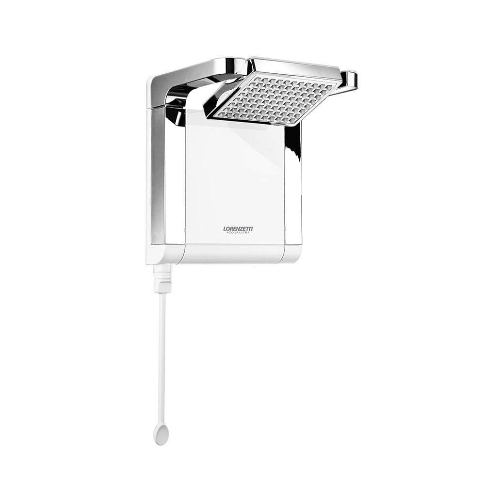 Ducha Eletrônica Acqua Star Branca Cromada 6800w 220v Lorenzetti