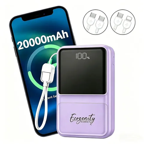 Power Bank 20000mAh Carga Turbo LED