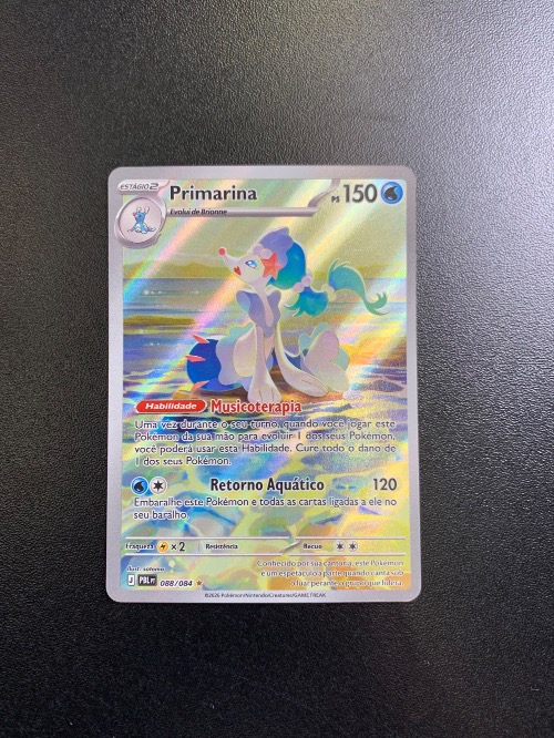 Primarina (88/84) Escuridão Absoluta Pokémon TCG — Near Mint, Novo